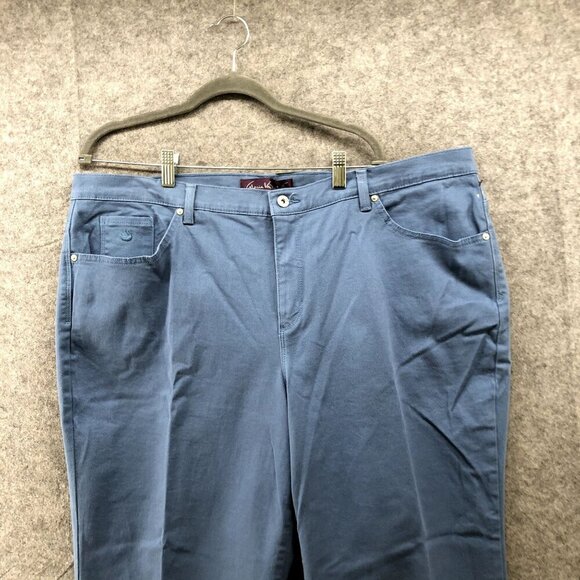 Gloria Vanderbilt Amanda Jeans Womens 22WP Short Blue Straight High Rise - Picture 3 of 11